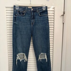 L’Agence Audrina Straight High-Rise Jeans – Classic Vintage Wash (Size 29)